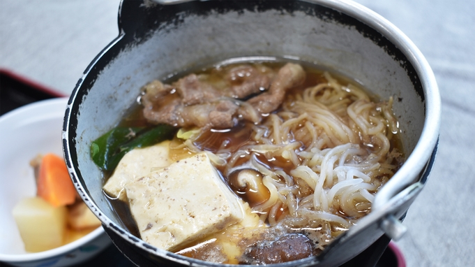 【楽天月末セール】留萌唯一の温泉☆人気のすき焼き鍋が付いた手作り和朝食！／朝食付